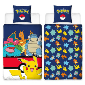 Pokemon Bettwäsche Pokemon blue 135 x 200 cm