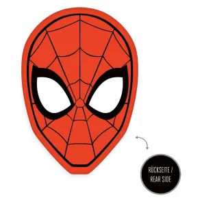 Marvel Soft Velboa Dekokissen Spider Man Head 22 x 32 cm