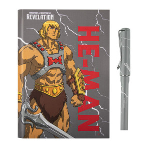 Masters of the Universe - Revelation: He-Man Thunder Deluxe Notebook Set (Notebook + Stift)