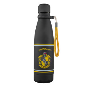 Harry Potter Edelstahl-Trinkflasche Hufflepuff