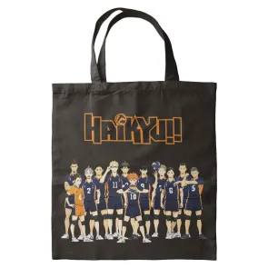 Tragetasche Haikyu Schwarz 40 x 35 cm