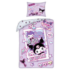 Sanrio Bettwäsche Kuromi Ver. 2 140 x 200 cm / 70 x 90 cm              