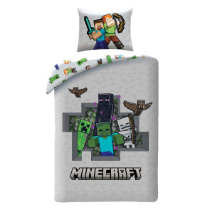 Minecraft Bettwäsche Ver. 3 140 x 200 cm / 70 x 90 cm