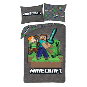 Minecraft Bettwäsche Ver. 4 140 x 200 cm / 70 x 90 cm