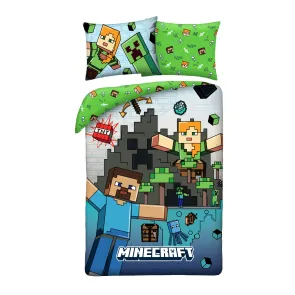 Minecraft Bettwäsche Ver. 7 140 x 200 cm / 70 x 90 cm           