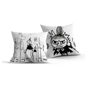 Moomin Dekokissen black & white 40 x 40 cm