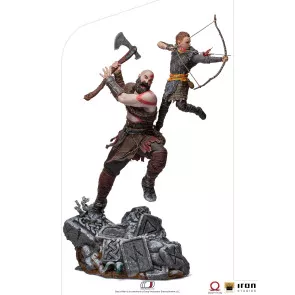 God of War BDS Art Scale Statue 1/10 Kratos & Atreus 34 cm