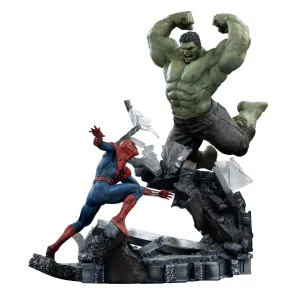 Marvel Comics Art Scale Statue 1/10 Spider-Man vs Hulk 38 cm