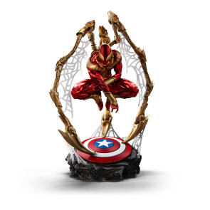 Marvel Spider-Man Iron Armor Art Scale Deluxe Statue 1/10 CCXP 2024 Exclusive 24 cm