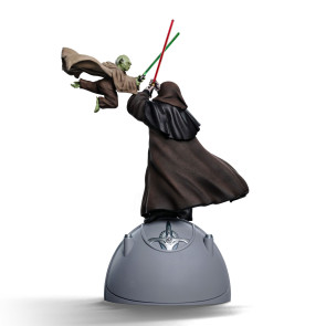 Star Wars Yoda vs Emperor Palpatine Deluxe Art Scale Statue 1/10 CCXP 2024 Exclusive 31 cm