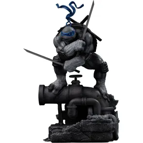 Teenage Mutant Ninja Turtles Art Scale Statue 1/10 Leonardo Black and White Variant 26 cm heo exclusive