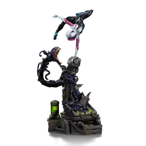 Spider-Man vs Villains Art Scale Statue 1/10 Ghost Spider Diorama 34 cm