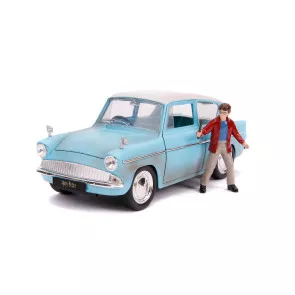 Harry Potter Hollywood Rides Diecast Modell 1/24 1959 Ford Anglia mit Figur