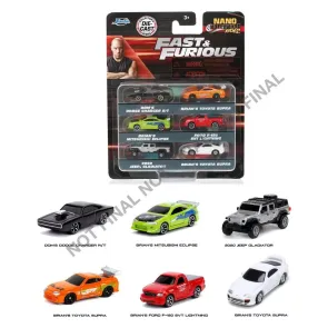 Fast & Furious 6er-Pack Nano Cars