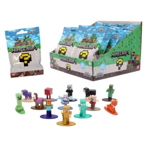 Minecraft Nanofigs Minifiguren 4 cm Blind Box Display (24)