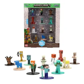 Minecraft Nano Metalfigs Minifiguren 12er-Pack