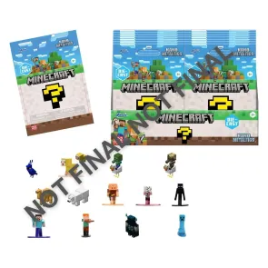 Minecraft Nano Metalfigs Minifiguren Blind Pack Display (24)