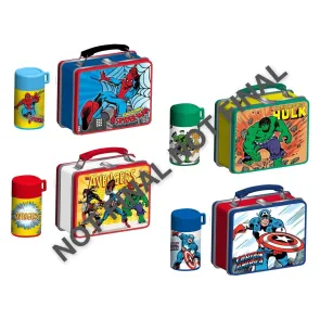 Marvel Lunch Time Collectibles Minifiguren 6 cm Display (12)