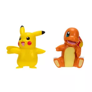 Pokémon Battle Figure First Partner Set Figuren 2er-Pack Glumanda #2, weiblicher Pikachu