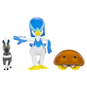 Pokémon Battle Figure Actionfiguren 3er-Pack Elezeba, Kabuto & Fuentente