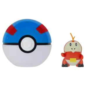 Pokémon Clip 'n' Go Actionfigur Krokel & Superball