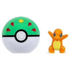 Pokémon Clip 'n' Go Actionfigur Glumanda & Freundesball