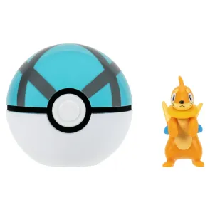 Pokémon Clip 'n' Go Actionfigur Bamelin & Netzball