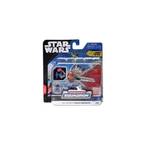 Star Wars Micro Galaxy Squadron Fahrzeug mit Figur Ginivex-Class Starfighter 7,5 cm