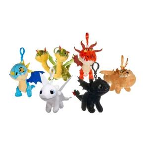 Drachenzähmen leicht gemacht 3 Plüsch Schlüsselanhänger 10 cm Sortiment (12)  