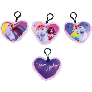 Unicorn Academy Plüsch-Schlüsselanhänger Mini Kissen Sortiment (12)