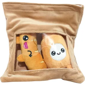 Yummis Together Plüschfiguren 2er-pack Bratwurst & Senf in Take Away Bag 21 cm       