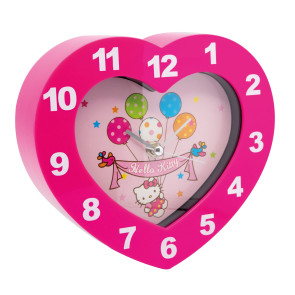 Sanrio Wanduhr Hello Kitty Heart Shaped