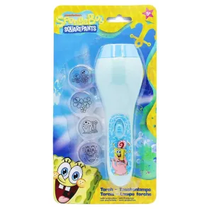 Spongebob Projektions-Taschenlampe mit 4 Motiven