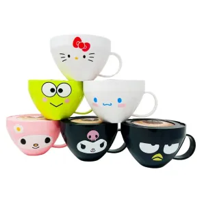 Sanrio Squishy Figuren Hello Kitty Cappuccino Display (8)  