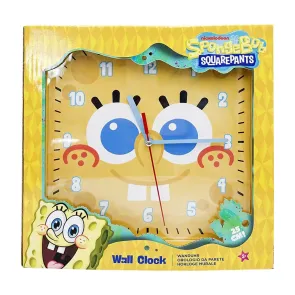 Spongebob Wanduhr quadratisch Spongebob