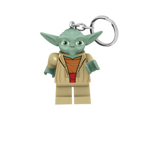 LEGO Star Wars Schlüsselanhänger mit Leuchtfunktion Yoda 8 cm                 