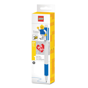 LEGO Gelstift mit Legofigur Blau