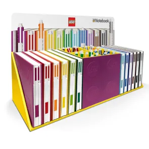 LEGO Verkaufsdisplay / Thekendisplay für Gelstifte & Notizbücher mit Stift