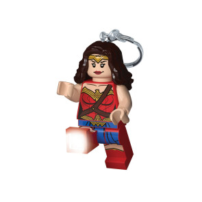 LEGO DC Comics Schlüsselanhänger mit Leuchtfunktion Wonder Woman 8 cm                     