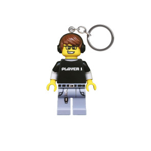 LEGO Minifigures Schlüsselanhänger mit Leuchtfunktion Video Game Guy 8 cm