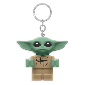 LEGO Star Wars The Mandalorian Schlüsselanhänger mit Leuchtfunktion Grogu 8 cm                  