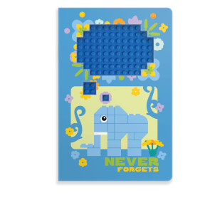 LEGO EZ2R Notizbuch mit Stift Elefant