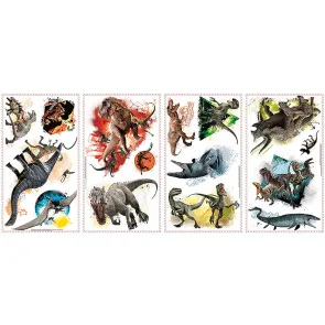 Jurassic World Wandaufkleber 13 x 27 cm