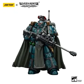 Warhammer The Horus Heresy Actionfigur Alpha Legion Exodus The One who is Many With Sniper Rifle And Power Dagger 20 cm