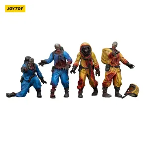 Zombie Dark Source Actionfiguren 4er-Pack Biochemical Lab Team 8 cm