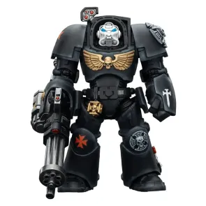 Warhammer 40,000 Actionfigur Black Templars Terminator 3 with Power Fist and Assault Cannon 14 cm