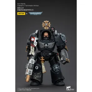 Warhammer 40k Actionfigur 1/18 Iron Hands Captain in Terminator Armour 14 cm