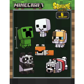 Minecraft Squishme Anti-Stress-Figuren 7 cm Serie 5 Display (16)