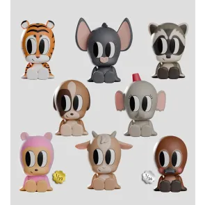 Tiny Shiny Hineys Minifiguren S1 7 cm Blind Box Display (6)