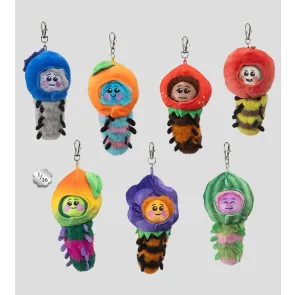 Wooly Bear and Friends Plüsch-Schlüsselanhänger S1 7 cm Blind Box Display (6)